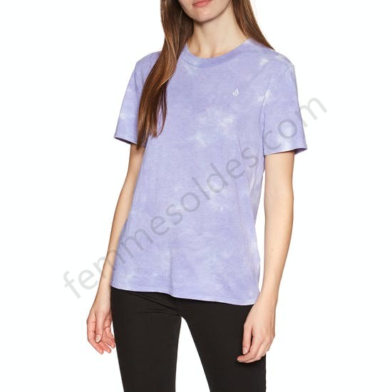 T-Shirt à Manche Courte Femme Volcom Clouded - Femme Soldes FEM2843 - -0