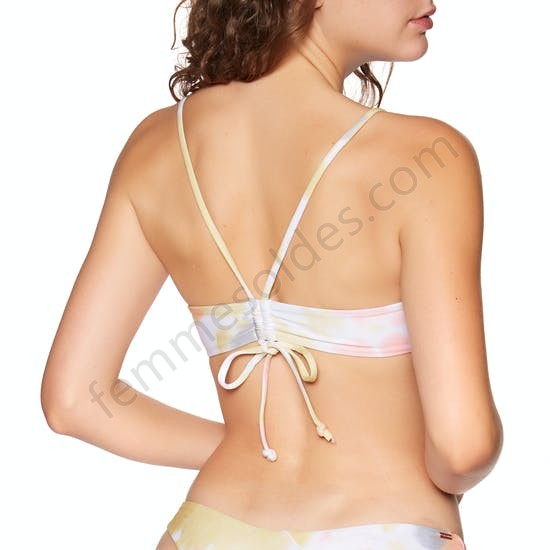 Haut de maillot de bain Femme Volcom Tie Dye For Scoop - Femme Soldes FEM2688 - -1