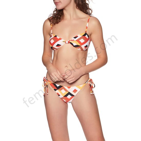 Haut de maillot de bain Billabong Knotted Bandeau - Femme Soldes FEM2993 - -3