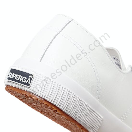 Chaussures Superga 2750 Nappa Lea - Femme Soldes FEM1193 - -7