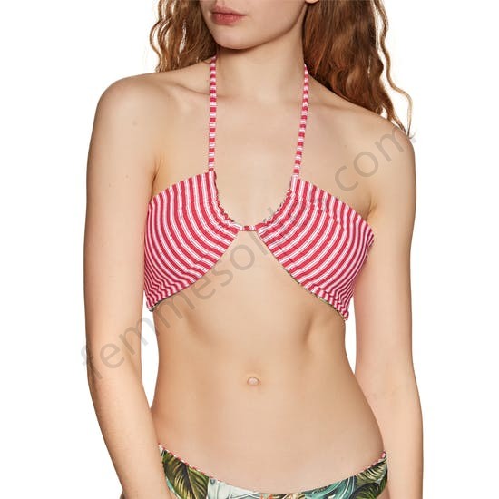 Haut de maillot de bain Femme Rip Curl Island Hopper Reversible Bandeau - Femme Soldes FEM2663 - -1