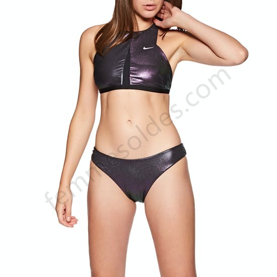 Haut de maillot de bain Nike Swim Onyx Flash Reversible Crossback - Femme Soldes FEM2129 - -2
