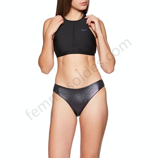 Haut de maillot de bain Nike Swim Onyx Flash Reversible Crossback - Femme Soldes FEM2129 - -3