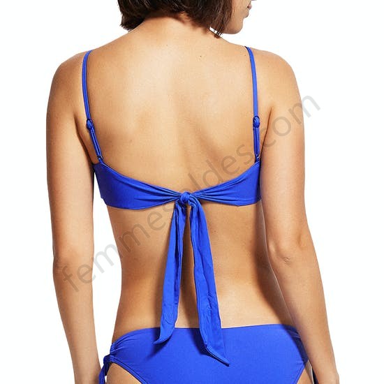 Haut de maillot de bain Femme Seafolly Ring Front Bralette - Femme Soldes FEM2122 - -1