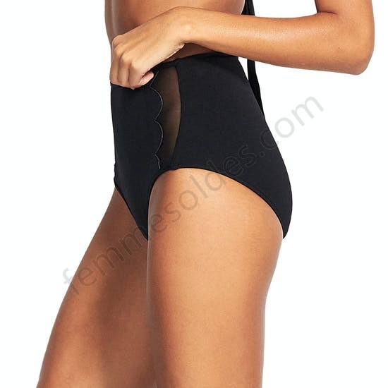 Bas de maillot de bain Femme Seafolly High Waisted Petal Edge Pant - Femme Soldes FEM2120 - -1