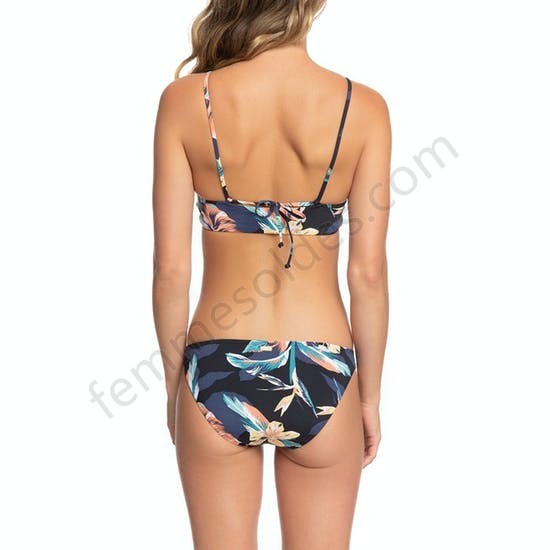 Bikini Femme Roxy Printed Beach Classic Crop - Femme Soldes FEM1659 - -3