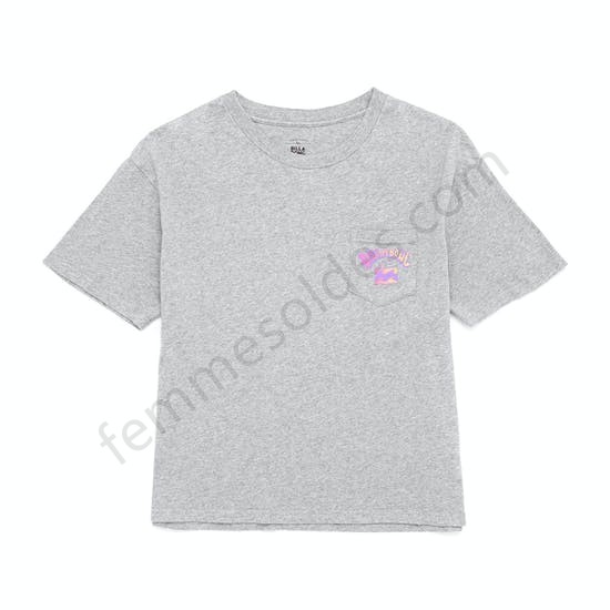 T-Shirt à Manche Courte Femme Billabong Arch Gradient - Femme Soldes FEM2895 - -1