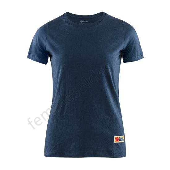 T-Shirt à Manche Courte Femme Fjallraven Vardag - Femme Soldes FEM2553 - -0