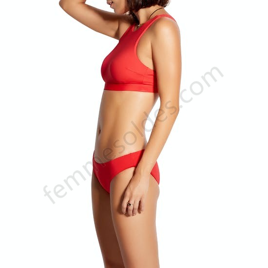 Haut de maillot de bain Seafolly Active-high Neck Tank - Femme Soldes FEM2113 - -2