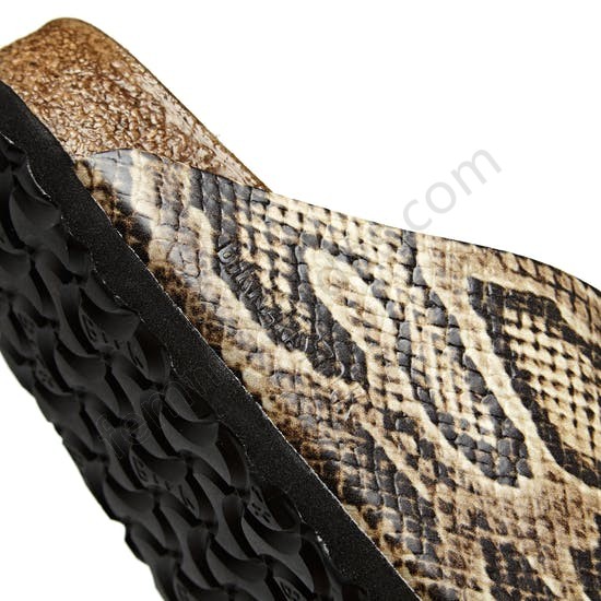 Sandales Birkenstock Arizona Smooth Nubuck Leather - Femme Soldes FEM1004 - -5