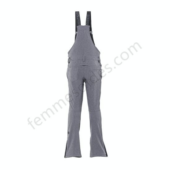 Pantalons pour Snowboard Femme 686 Gossip Softshell Bib - Femme Soldes FEM371 - -1