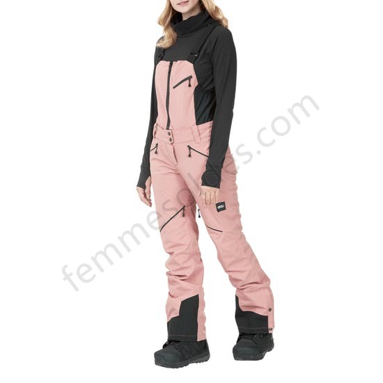 Pantalons pour Snowboard Femme Picture Organic Haakon Bib - Femme Soldes FEM72 - -1