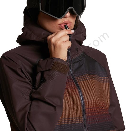 Blouson pour Snowboard Femme Volcom Mirror Pullover - Femme Soldes FEM192 - -6