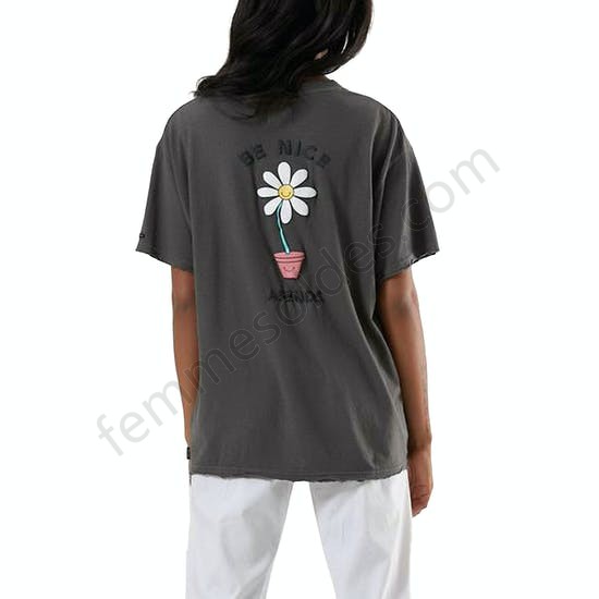 T-Shirt à Manche Courte Femme Afends Be Nice - Femme Soldes FEM2547 - -0