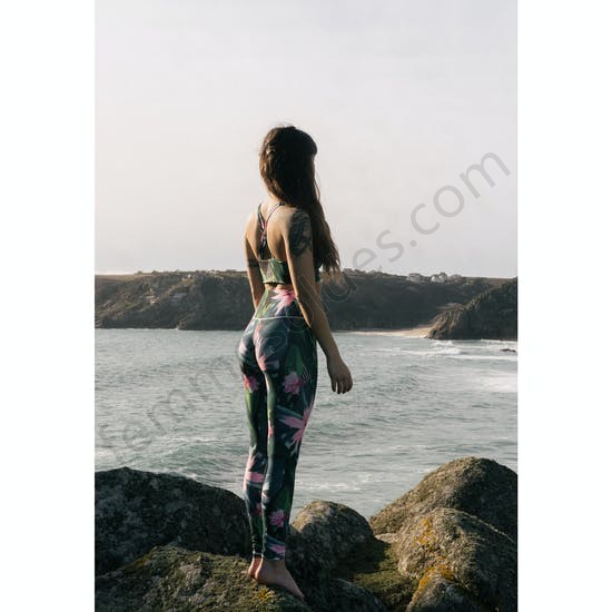 Sports Bra Planet Warrior Tropical Recycled Plastic Yoga - Femme Soldes FEM2597 - -6