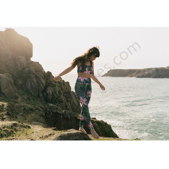 Active Leggings Femme Planet Warrior Tropical Recycled Plastic Yoga - Femme Soldes FEM1163 - -4