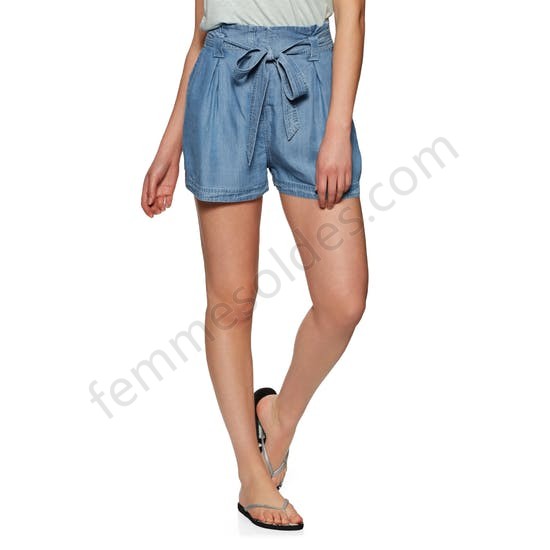 Shorts Femme Superdry Desert Paper Bag - Femme Soldes FEM2803 - -0