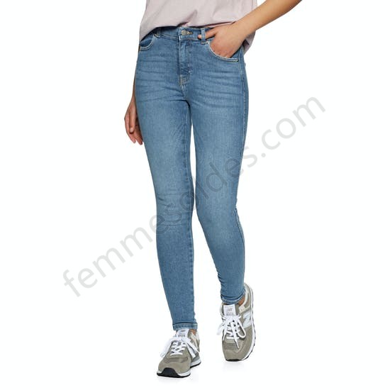 Jeans Femme Dr Denim Lexy Mid Waist Super Skinny - Femme Soldes FEM2391 - -0