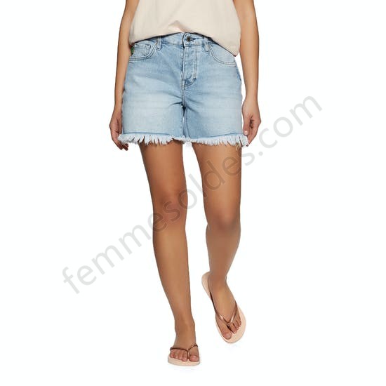 Shorts Femme Superdry Mid Rise Slim - Femme Soldes FEM2804 - -0