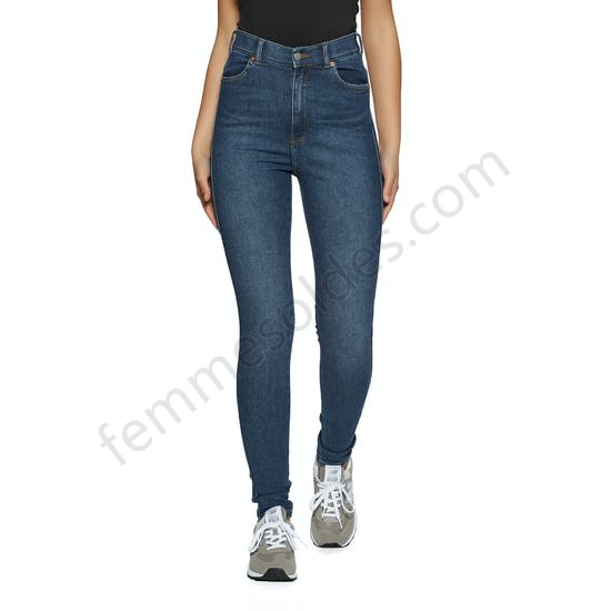 Jeans Femme Dr Denim Moxy Sky High Waist Super Skinny - Femme Soldes FEM2390 - -0