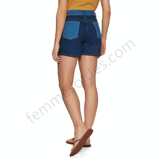Shorts Femme Superdry Mid Rise Slim - Femme Soldes FEM2805 - -2