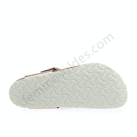 Sandales Birkenstock Gizeh Natural Leather Soft Footbed - Femme Soldes FEM1077 - -4