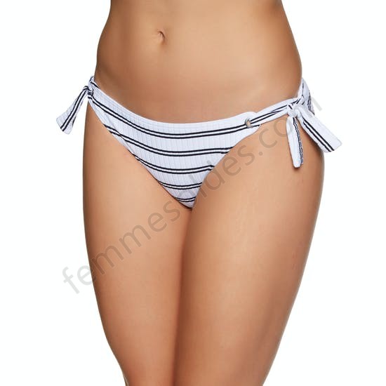 Bas de maillot de bain Seafolly Inka Stripe Hipster Tie Side - Femme Soldes FEM2300 - -1