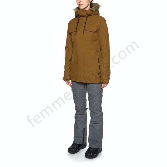 Blouson pour Snowboard Femme Volcom Shadow Insulated - Femme Soldes FEM101 - -1