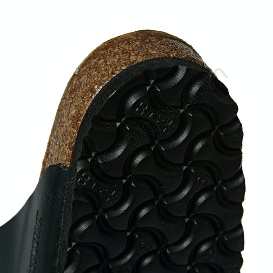 Sandales Birkenstock Arizona Smooth Nubuck Leather - Femme Soldes FEM1292 - -4