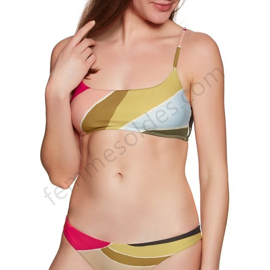 Haut de maillot de bain Billabong Sungazer Mini Crop - Femme Soldes FEM2882 - -0