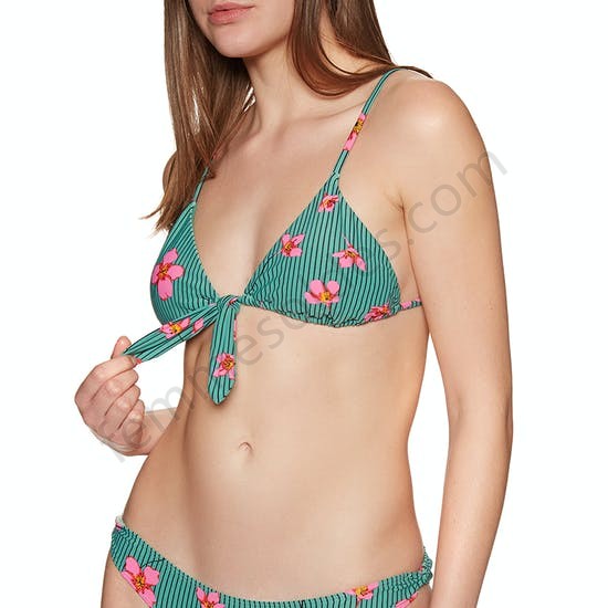 Haut de maillot de bain Billabong Seain Green Tide Tri - Femme Soldes FEM2875 - -0