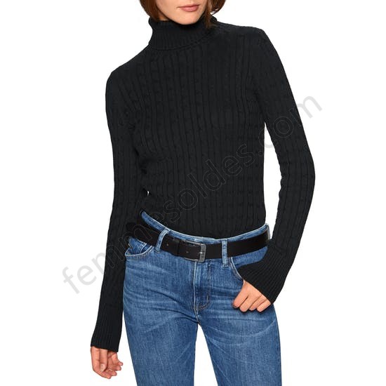 Sweat Femme Superdry Croyde Cable Roll Neck - Femme Soldes FEM2191 - Sweat Femme Superdry Croyde Cable Roll Neck - Femme Soldes FEM2191