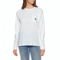T-Shirt à Manche Longue Femme Carhartt Pocket T-shirt - Femme Soldes FEM3159