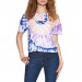 T-Shirt à Manche Courte Femme Hurley One & Only Tie Dye Flouncy - Femme Soldes FEM3611
