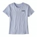 T-Shirt à Manche Courte Femme Patagonia Fitz Roy Far Out Organic Crew Pocket - Femme Soldes FEM2838 - 3