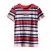 T-Shirt à Manche Courte Femme Superdry Micro Stripe Entry - Femme Soldes FEM4033