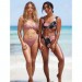 Bas de maillot de bain Femme Roxy Printed Beach Classics High Waisted - Femme Soldes FEM2964 - 5
