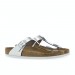 Sandales Birkenstock Gizeh Natural Leather Soft Footbed - Femme Soldes FEM1073 - 2