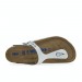 Sandales Birkenstock Gizeh Natural Leather Soft Footbed - Femme Soldes FEM1073 - 3